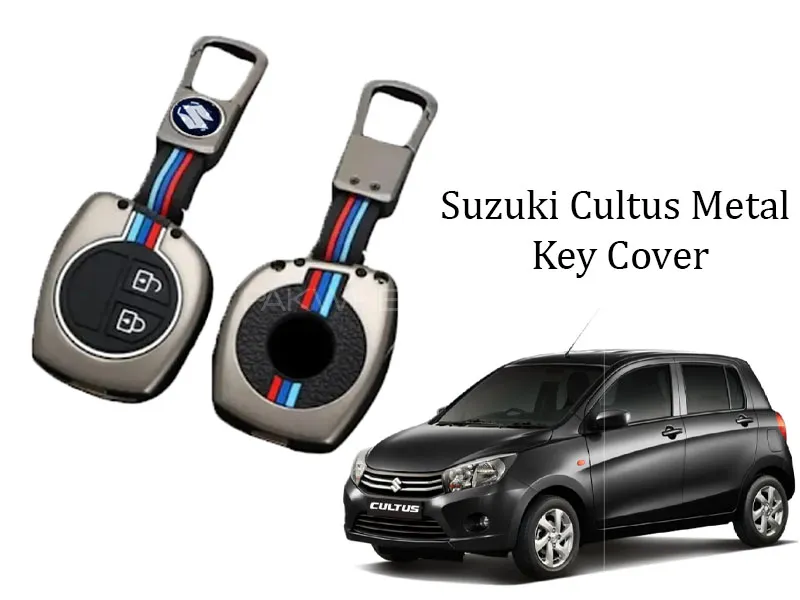 Suzuki Cultus Premium Metal Car Key Cover Luxury Zinc Alloy Car Key Case Image-1