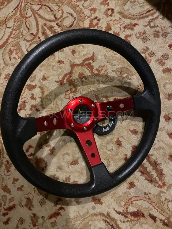 Momo Steering Wheel For Cultus , Alto , Mehran , Khyber  Image-1