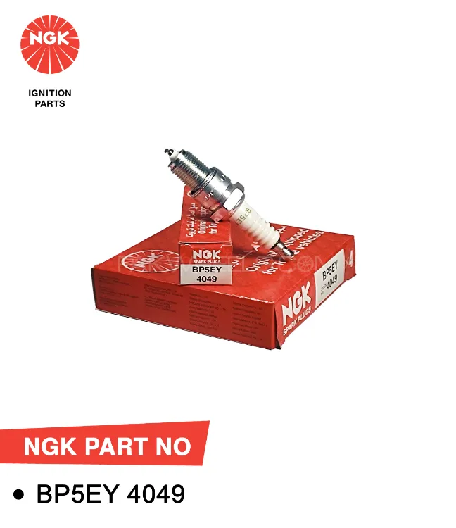 NGK Spark Plug for Toyota Corolla, 1300cc, 1985-1991, (BP5EY) (Japan -Single Pc) Image-1