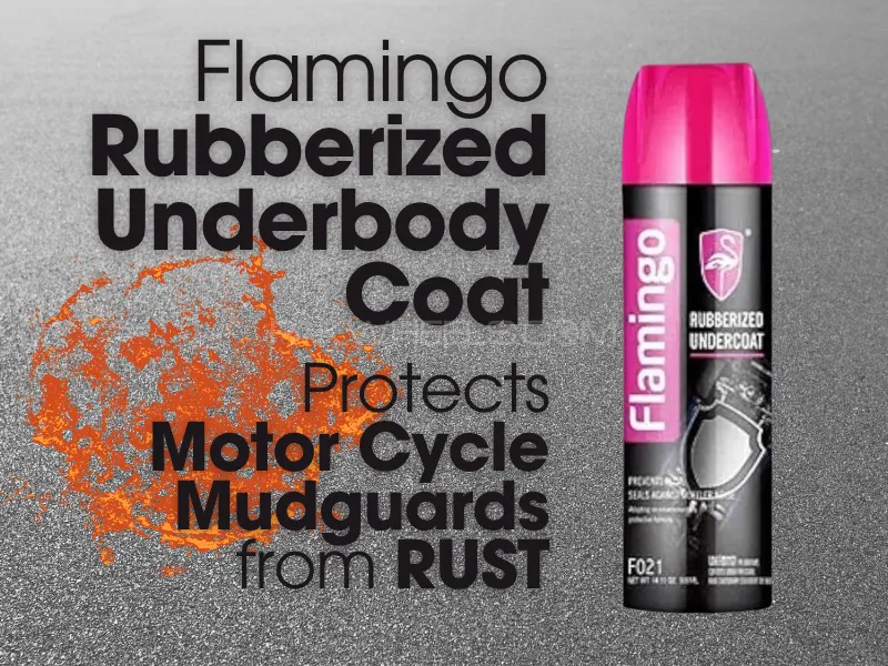 Flamingo Rubberized Underbody Coat|  Anti Rust | Damping | Sound Proofing | Rubber Undercoating for  Image-1