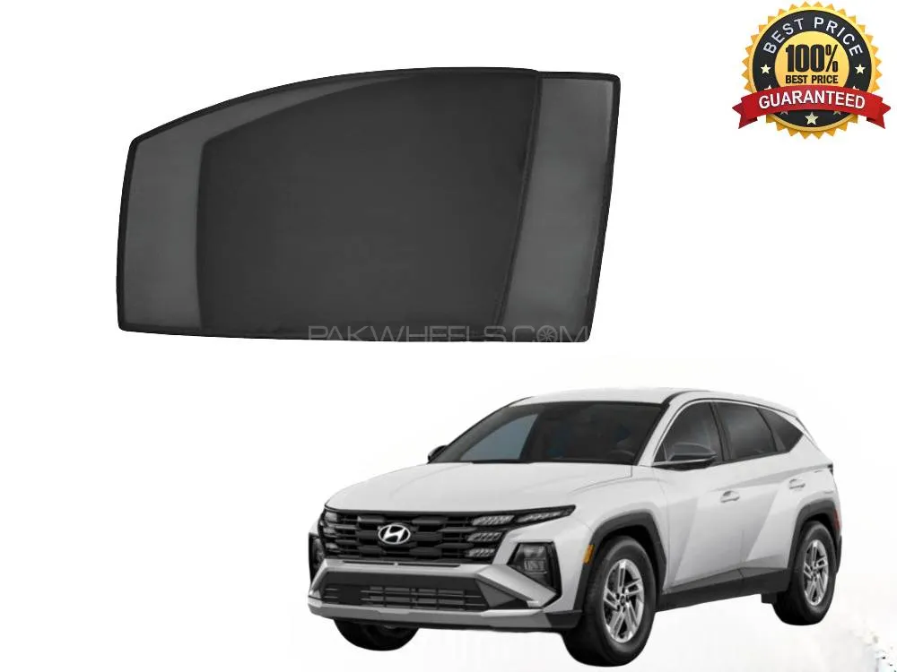 Hyundai Tucson 2025 Foldable & Flexible Sunshade 2025-2026 - 4 PCS Side Sun Shade for Tucson 2025. Image-1