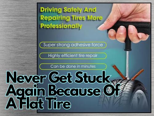 Tire Puncture Repair Kit for Tubeless Tire | Motor cycle | Car Tire Puncture Repair Kit for Tubeless Tire | Motor cycle | Car