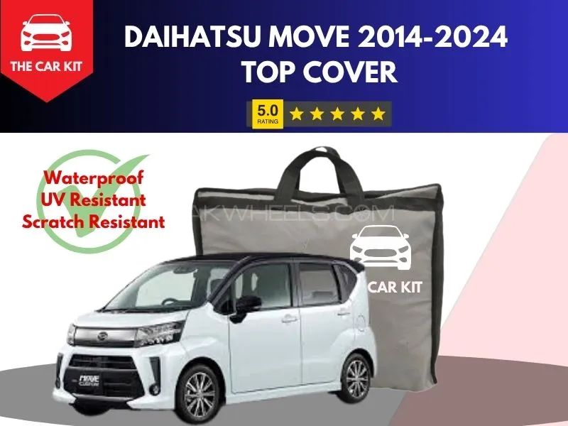 Daihatsu Move 2014-2024 Top Cover | Waterproof | Scratch Resistant | Parachute Fabric Image-1