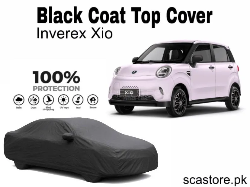 Inverex Xio Black Coat Top Cover – Full Body Protection Image-1
