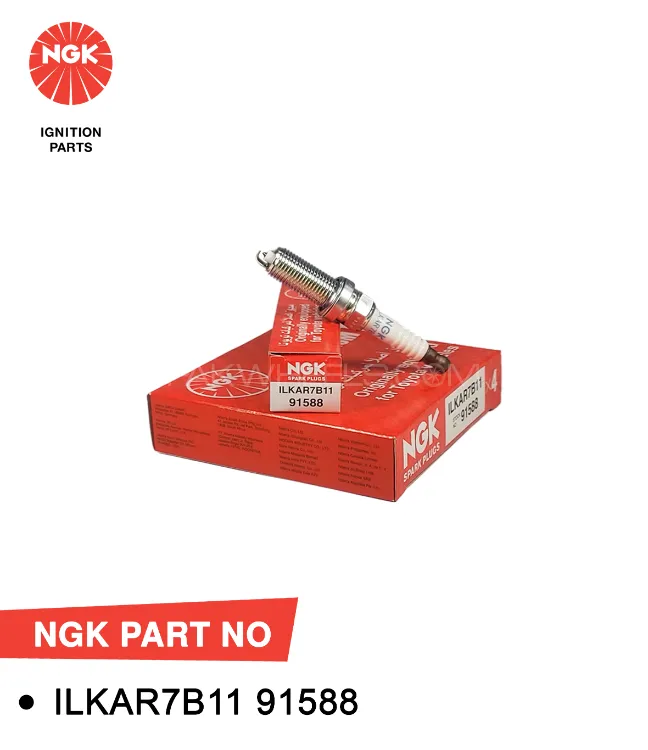 NGK Spark Plug for Toyota Corolla 1ZR/2ZR, 1600cc, 2014-2025 (ILKAR7B11) IRIDIUM (Japan-Single Pc) Image-1
