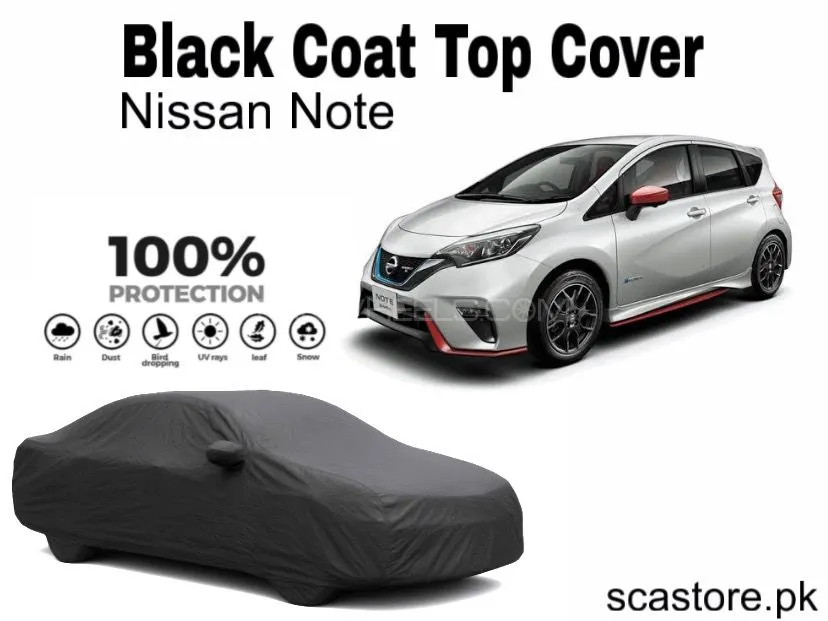 Nissan Note Black Coat Top Cover – Full Body Protection Image-1