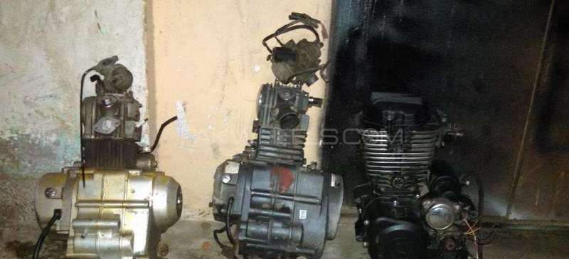 Engines available 70cc 124 cc cg 150 on reasonable price Image-1