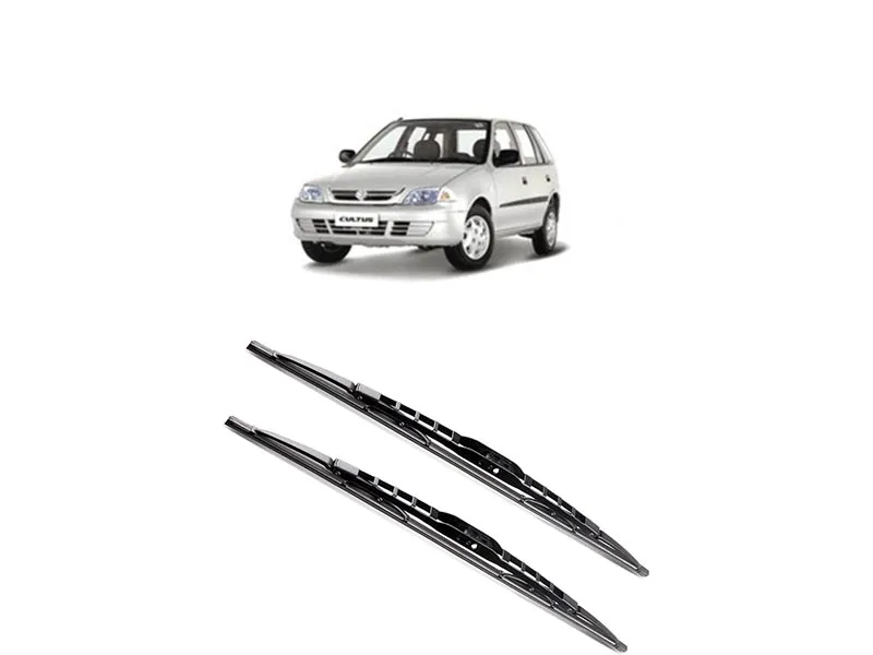 Suzuki Cultus 2000-2016 Wiper Blade Metal Type Pair Image-1