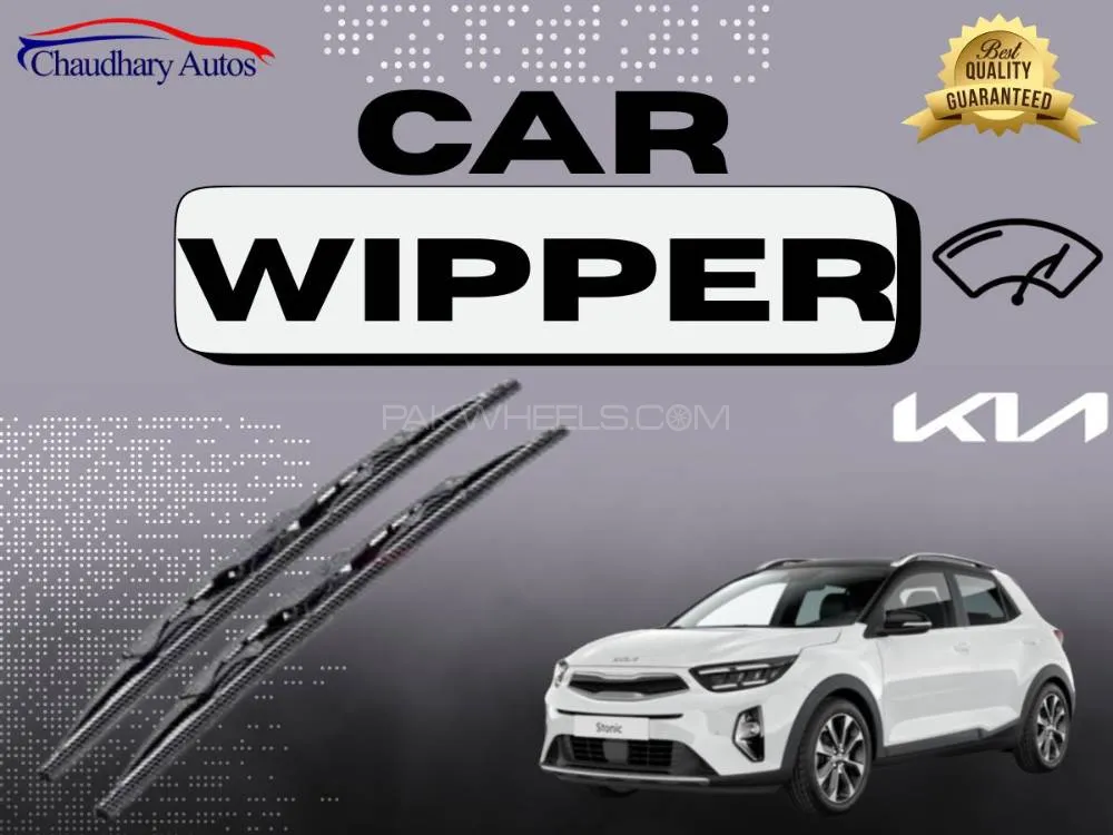 Soft Rubber Wiper Blade for KIA Stonic 2021–2024 – Quiet & Streak-Free Fit Image-1