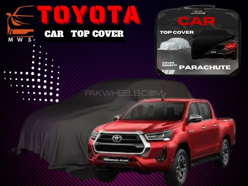 Toyota Revo Top Cover | Single Layer | Waterproof Parachute | Premium Protection Image-1