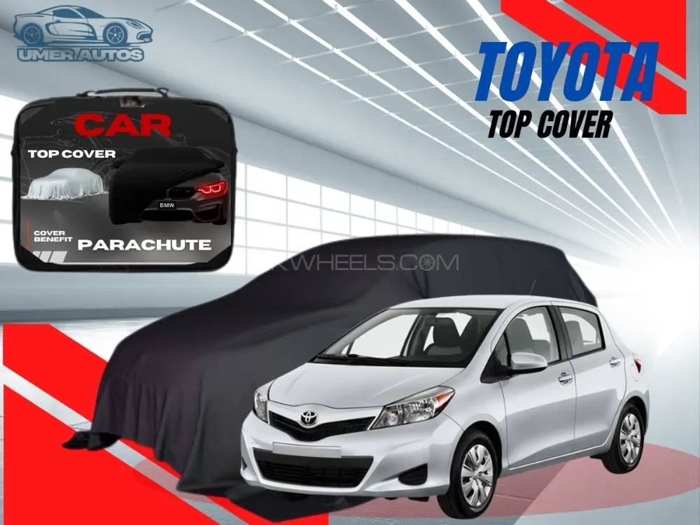 Toyota Vitz 2014–2017 Top Cover | Grey | Double Layer | Waterproof | Premium Quality Image-1