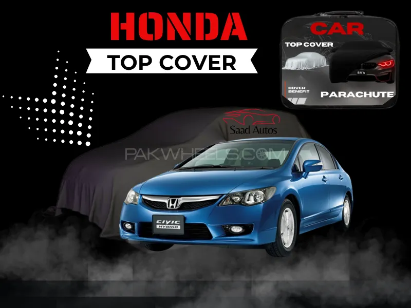 Honda Civic 2006–2012 Car Top Cover | Black | Waterproof Parachute | Scratch Resistant Image-1