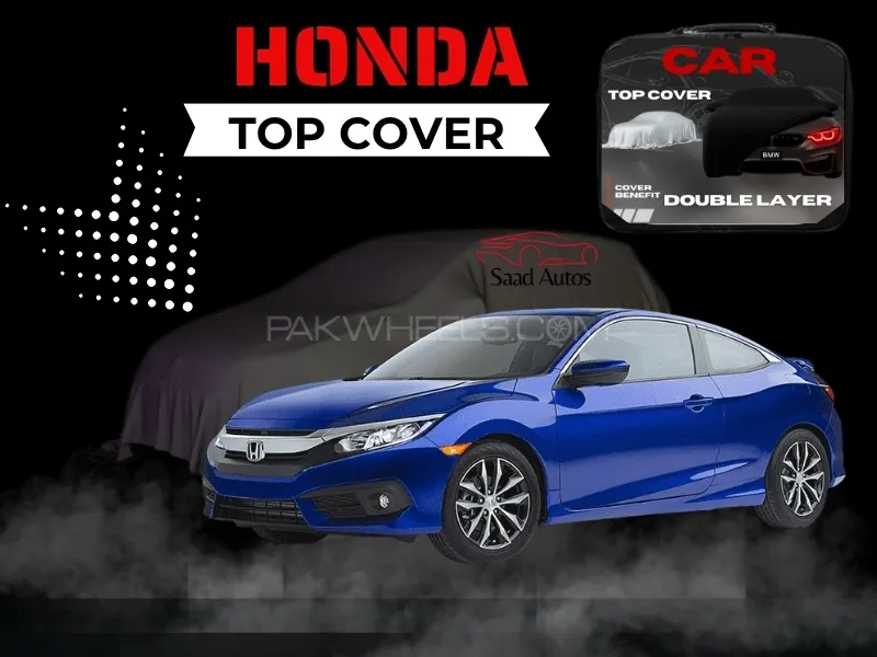 Honda Civic 2012–2016 Top Cover | Grey | Double Layer | Waterproof | Premium Quality Image-1