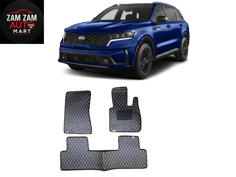 Kia Sorento  Floor Mat  5PCS - Model 2021-2024 Image-1