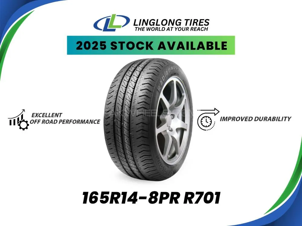 Ling Long Tyre 165R14-8 R701 L/LONG Image-1