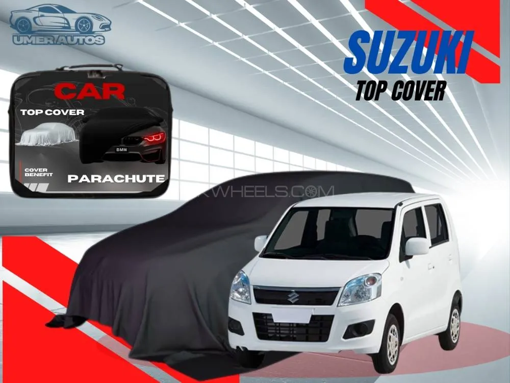 Suzuki Wagon R 2017-2023 Car Top Cover | Black | Waterproof Parachute | Scratch Resistant Image-1