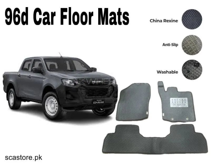 Isuzu D Max 96 Car Floor Mats – Premium Leatherite Mats for Ultimate Protection & Luxury Image-1