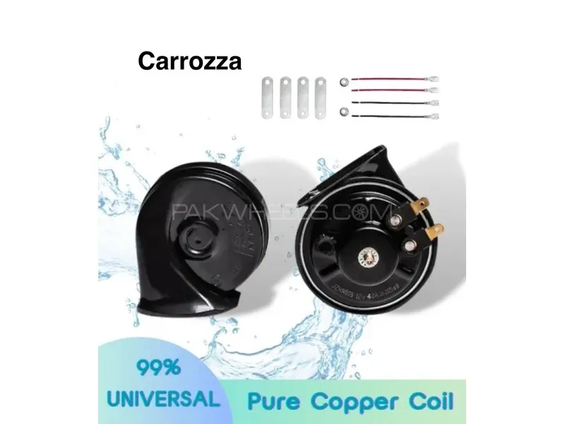 Car Horn Strong Sound High Quality 12v / 24v Universal Horn For "Car, & others Image-1