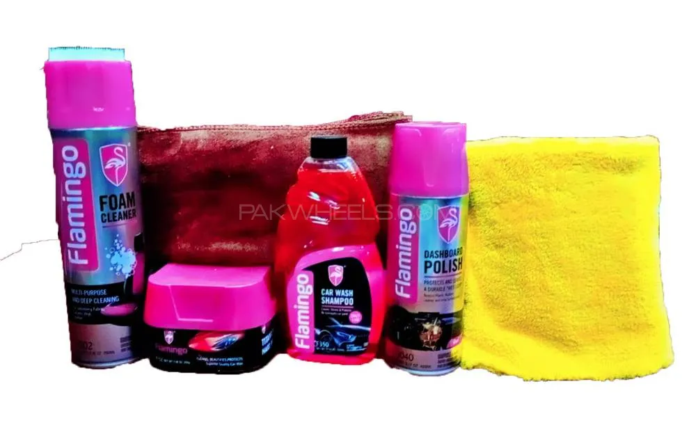Falmingo Car Care Bundle  ,With Two High Quality Microfiber Image-1
