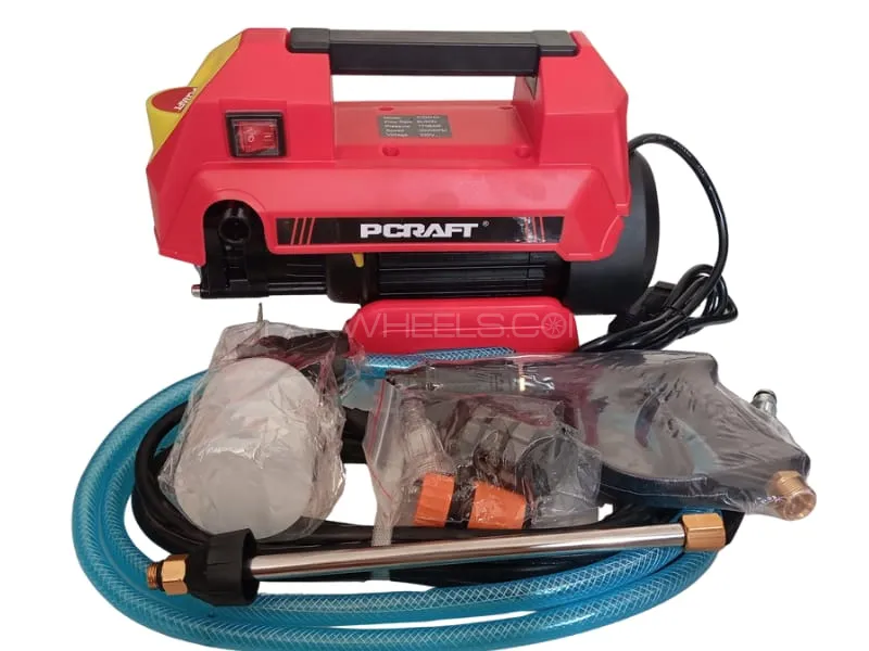 PCRAFT Solar Pressure Washer | 3000W | Induction Motor | 170Bar 8M Hose Cable Image-1