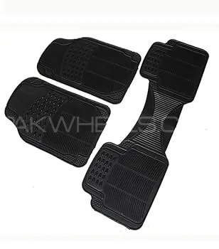 3PCS PVC Rubber Car Floor Mat Set – For Toyota Yaris Image-1