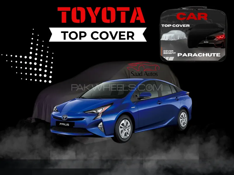 Toyota Prius 2016–2022 Top Cover | Parachute Fabric | Waterproof | Premium Quality | Scratch Resista Image-1