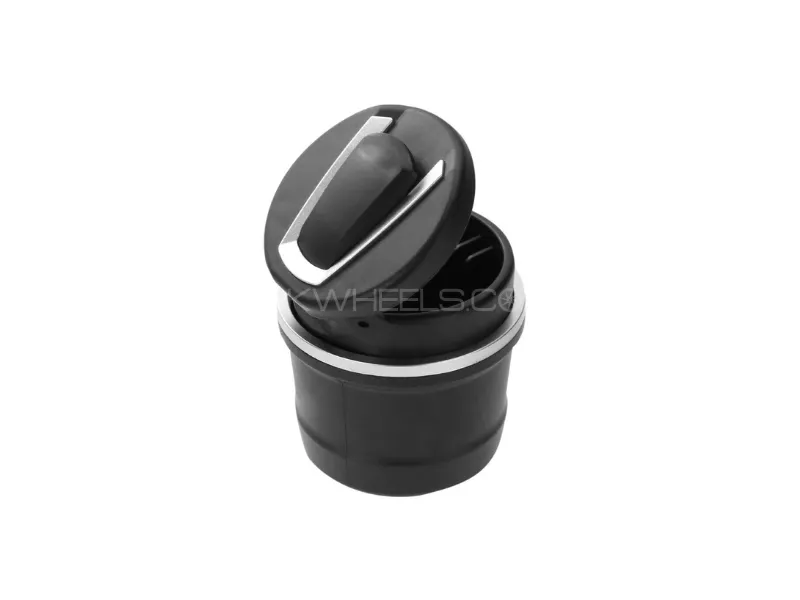 Universal BMW Style Plastic Car Ashtray – Portable & Stylish Image-1