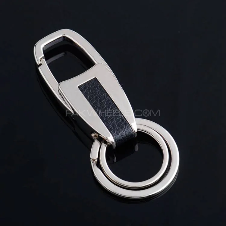 Metal man key chains key Rings Double key Ring Image-1