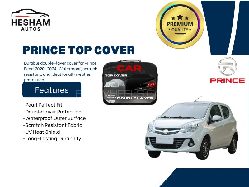 Prince Pearl 2020–2024 | Double Layer Car Cover | Waterproof Scratch-Resistant All-Weather Protectio Image-1