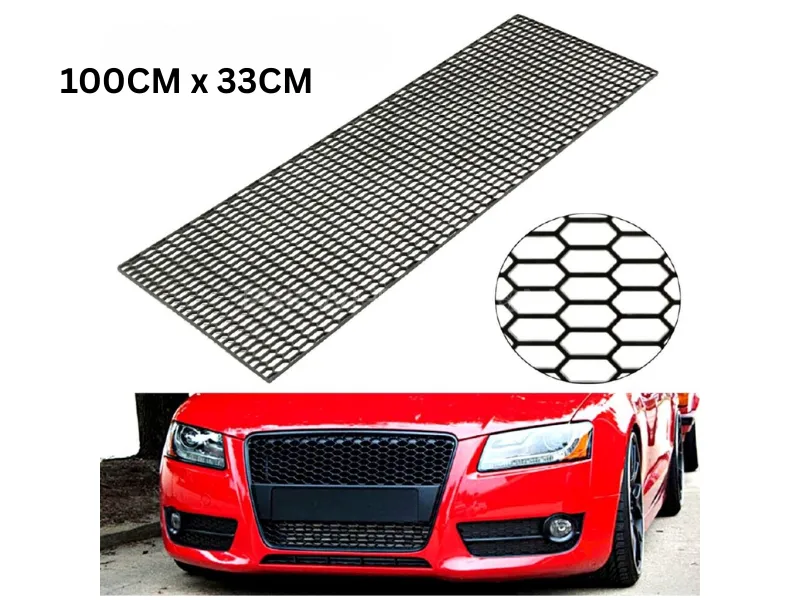 Aluminium Mesh Grill 100cm x 33cm – High Quality Anodized Painted Image-1