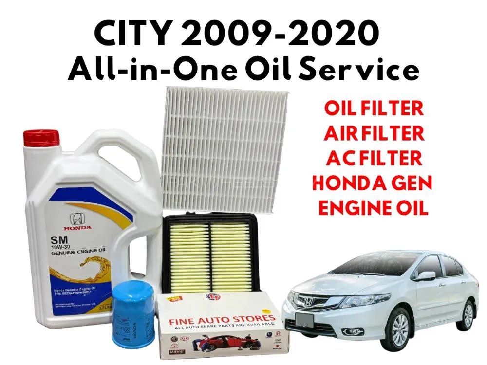 City (2009–2020) Engine Oil Maintenance Bundle Image-1