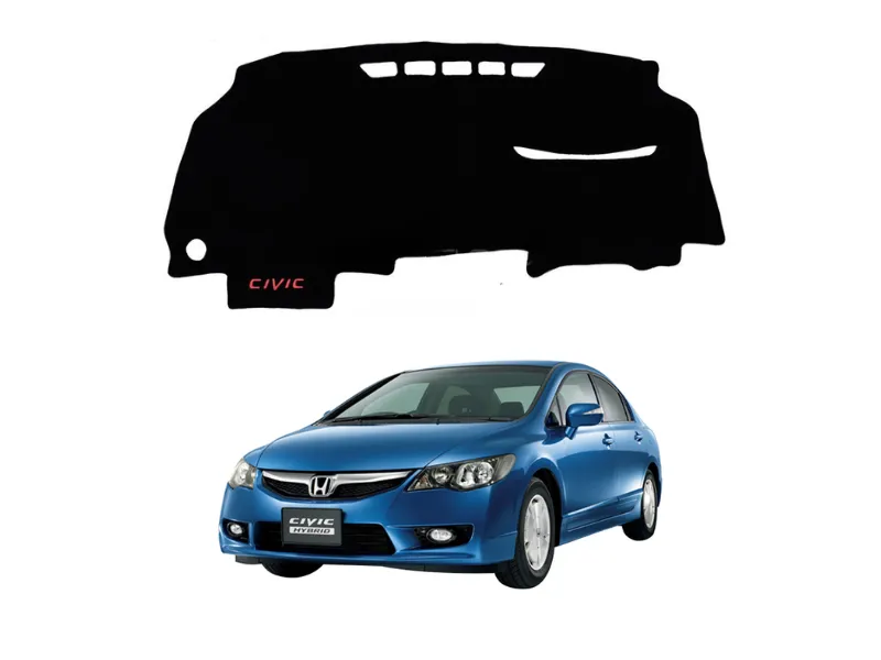 Velvet Dashboard Mat for Honda Civic 2006-2012 Image-1