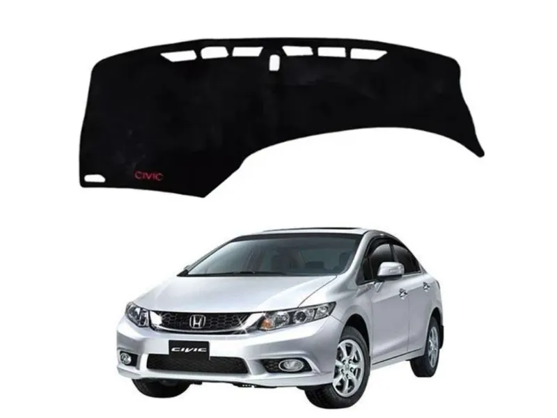 Velvet Dashboard Mat for Honda Civic 2012-2015 Image-1