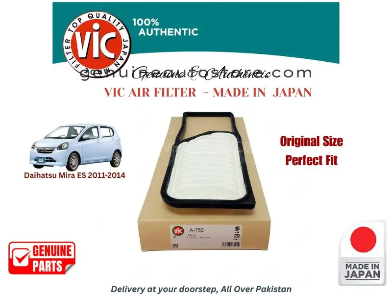 DAIHATSU MIRA ES 2011-2014 VIC JAPAN AIR FILTER 17801-B2090 Image-1