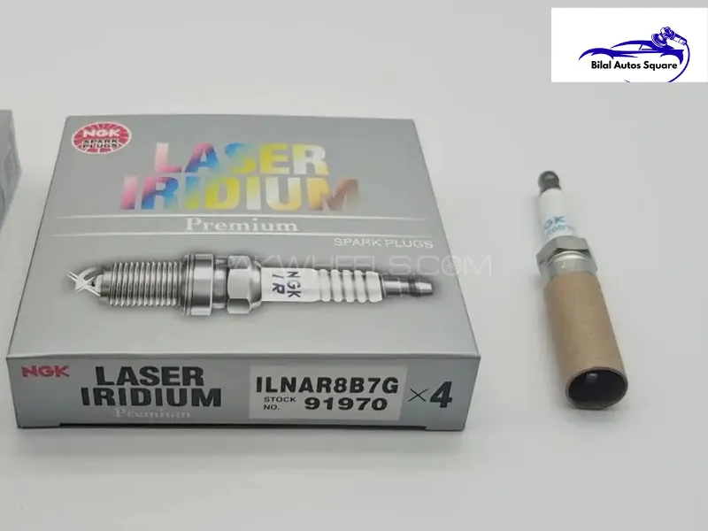 MG HS NGK Spark Plugs ILNAR8B7G (4PCS) | High Performance, Fuel Efficient, Long Life Image-1