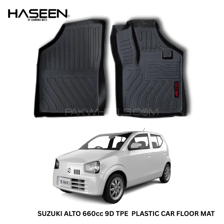 SUZUKI ALTO 660cc 9D TPE PLASTIC HEAVY DUTY CAR FLOOR MAT Image-1