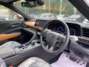 Toyota Crown Platinum hybrid 
Manufacturing: 2022 
Model: 2023
Mileage: 9,000 km  
Engine: 2.4 petrol Hybrid Turbo charged
340 hp (0 to 100 5.6second) 

*Front powered seats
*Wireless charger
*Paddle shifter 
*HUD 
*5 cameras with 360 view
*Radar

Calling and Visiting Hours

Monday to Saturday

11:00 AM to 7:00 PM