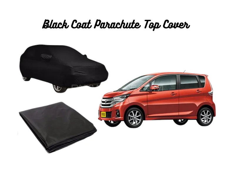 Nissan Dayz 2013–2025 Black Coat Parachute Top Cover Image-1