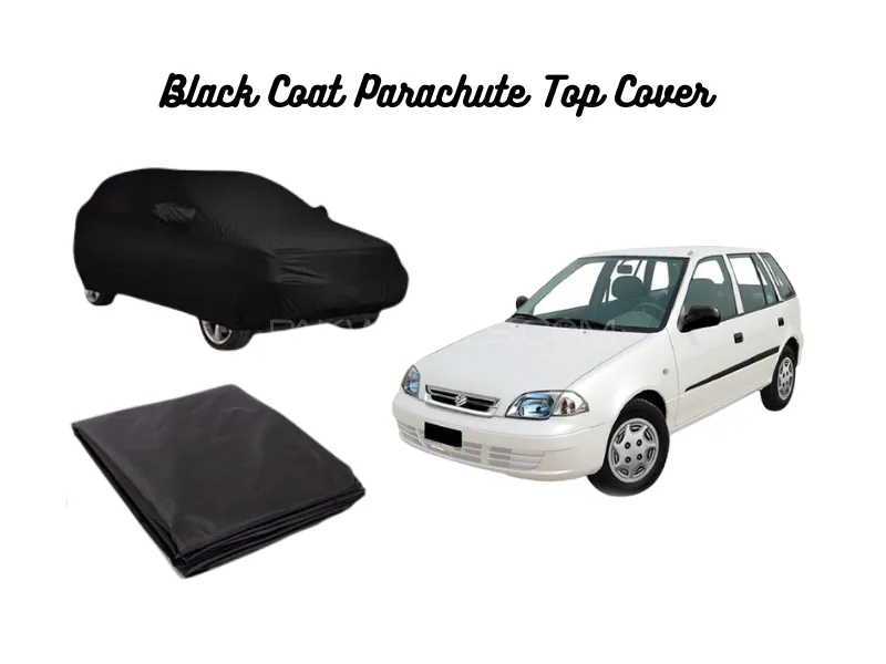 Suzuki Cultus 2000–2016 Black Coat Parachute Top Cover Image-1