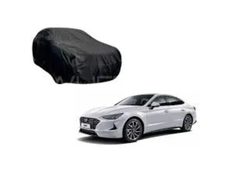 HYUNDAI SONATA 2021-2025 CAR TOP COVERS BLACK PARACHUTE WATER RESISTANT,GENIUNE SIZE THICK COATED  Image-1