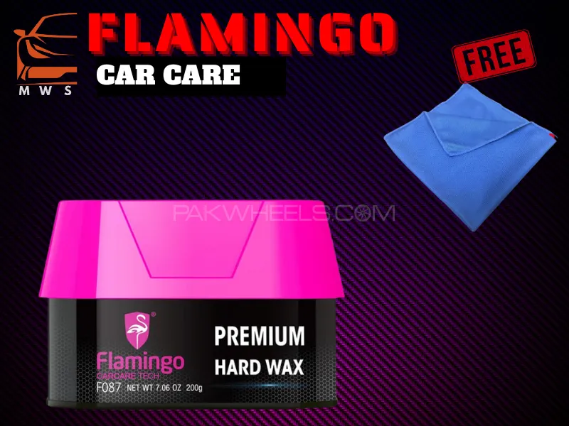 Flamingo Hard Wax | Premium Car Wax | Long-Lasting Shine & Paint Protection Image-1
