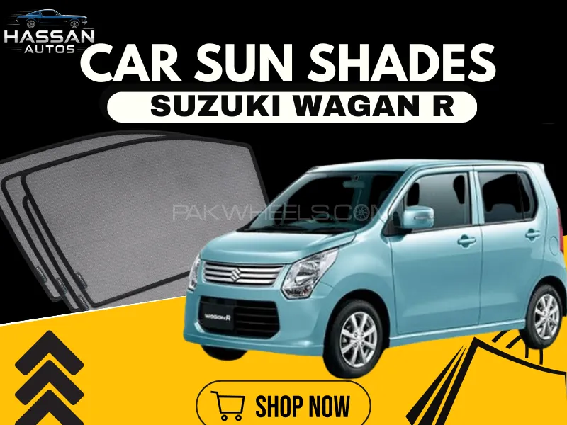 QS Car Sun Shades for Suzuki Wagon R (Japanese) – UV Protection & Heat Reduction Image-1