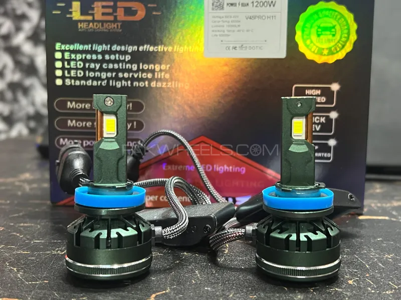 Brightest Headlight LED 2 Copper With Blaster (H11 Fitting) Image-1