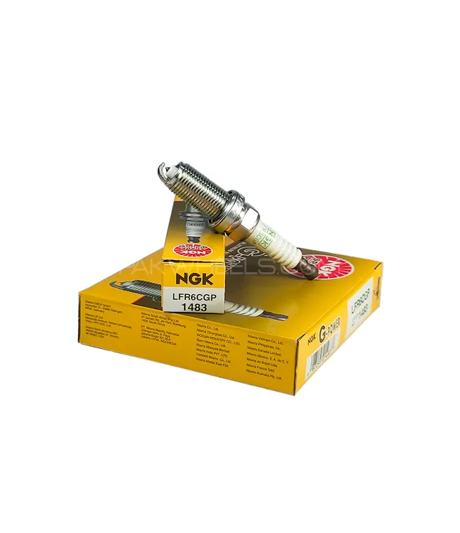 NGK Spark Plug Toyota VITZ, 1KR, 1000CC, 2010-2014, (LFR6CGP) (Thailand-Single Pc) Image-1