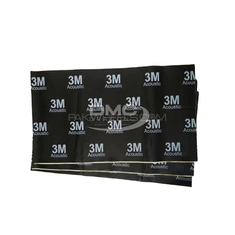 Acoustic Foam Damping Sheet 3mm Soundproofing for All Cars Image-1