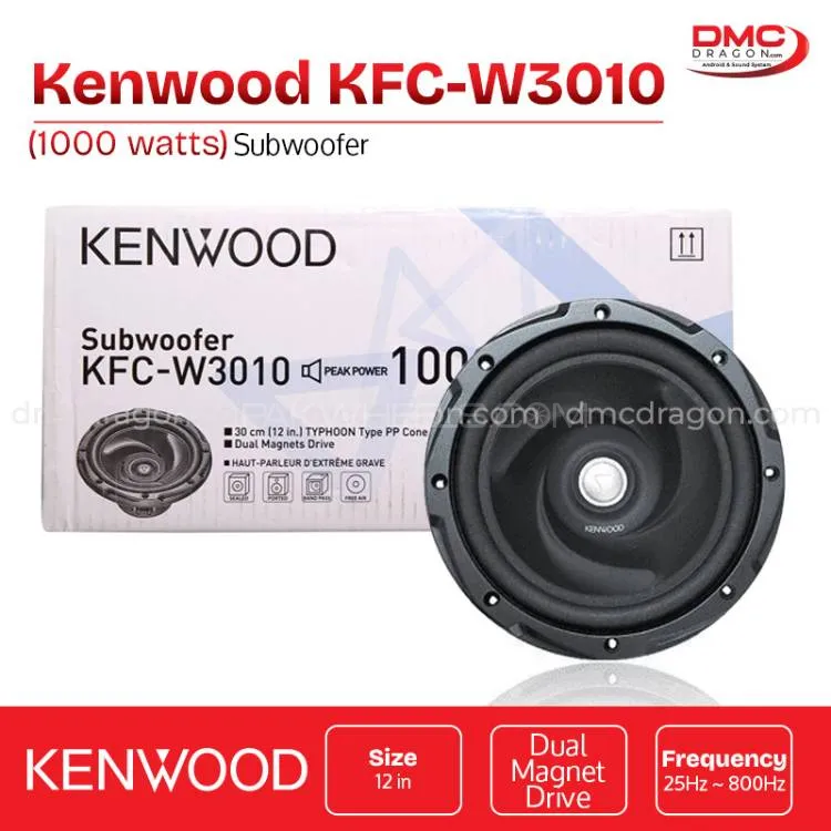 Kenwood KFC-W3010 Subwoofer 12 in 1000w Dual Magnet Drive Original Kenwood KFC-W3010 Subwoofer 12 in 1000w Dual Magnet Drive Original Image-3