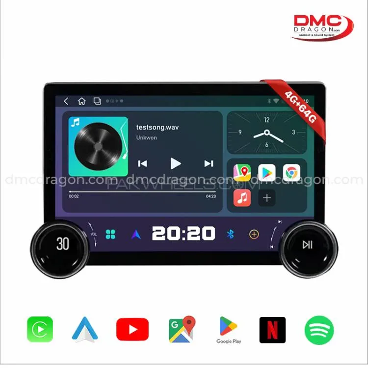 Diamond 2K OLED Dual Knobs Android Car Stereo | 11.8-inch Screen Apple CarPlay & Android Auto Image-1