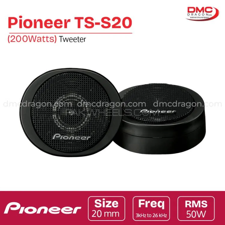 Pioneer TS-S20 20 mm High Power Super Tweeter Original Image-1