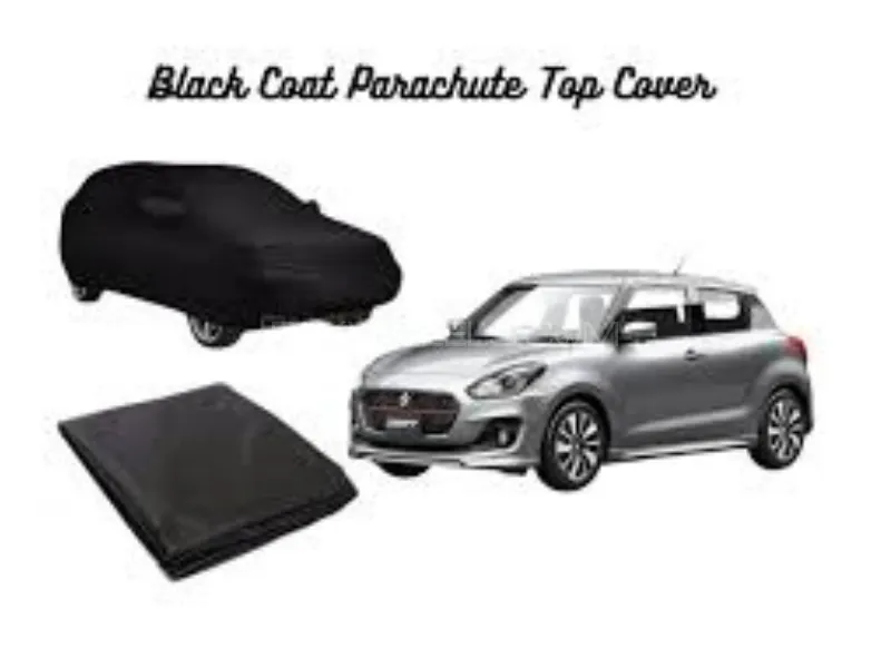 Suzuki Swift 2022 2025 Car Top CoversParachute Water Repellent Water Resistant Geniune Size-Black    Image-1