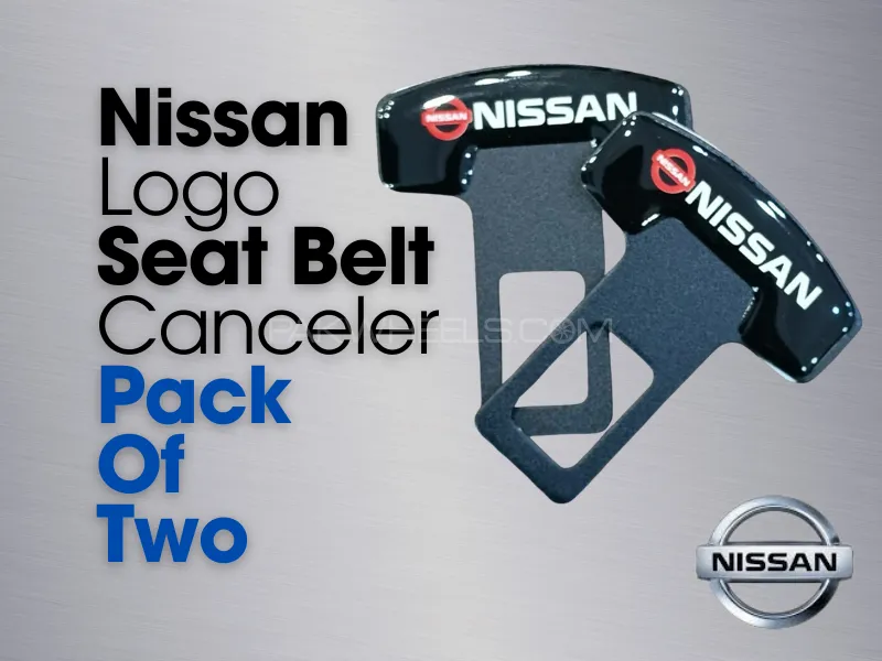 Nissan | Logo | Seat Safety Belt | Canceler | 2 Pcs. Image-1